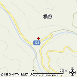 愛媛県松山市横谷甲周辺の地図