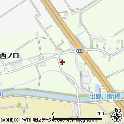 徳島県阿南市那賀川町上福井西ノ口85周辺の地図