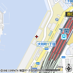 山口県　下関漁港地方卸売市場・管理事務所・守衛所周辺の地図