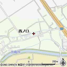徳島県阿南市那賀川町上福井西ノ口64周辺の地図