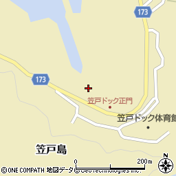 山口県下松市笠戸島周辺の地図