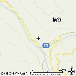 愛媛県松山市横谷108周辺の地図