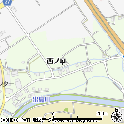 徳島県阿南市那賀川町上福井西ノ口周辺の地図