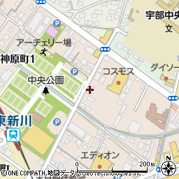 株式会社イトオ楽器店　ユニスタイル宇部センター周辺の地図