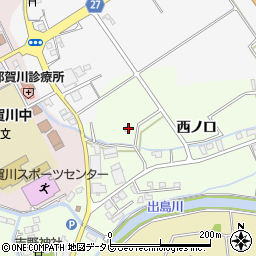 徳島県阿南市那賀川町上福井西ノ口11-1周辺の地図