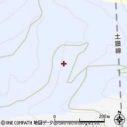 徳島県三好市山城町国政835周辺の地図