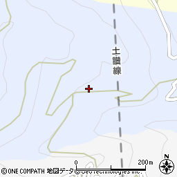 徳島県三好市山城町国政773周辺の地図