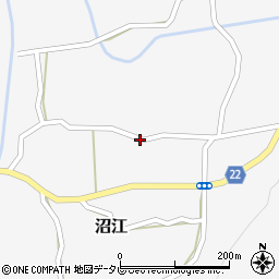 徳島県勝浦町（勝浦郡）沼江（一楽）周辺の地図