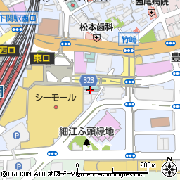 株式会社アートネイチャー　下関店周辺の地図