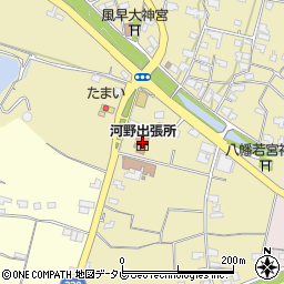 松山市河野公民館周辺の地図