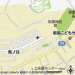 徳島県阿南市羽ノ浦町岩脇奥ノ谷6-32周辺の地図