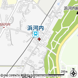 小野田浜河内簡易郵便局周辺の地図