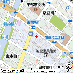 西日本シティ銀行宇部支店 ＡＴＭ周辺の地図