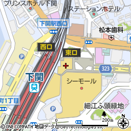 吉野家 リピエ下関店周辺の地図