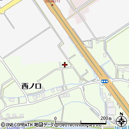 徳島県阿南市那賀川町上福井西ノ口73周辺の地図