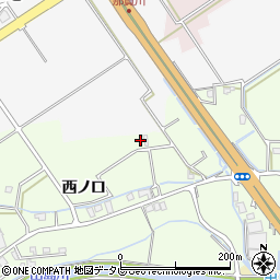 徳島県阿南市那賀川町上福井西ノ口72周辺の地図