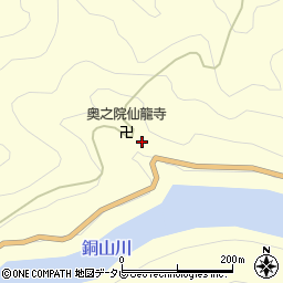 仙龍寺周辺の地図