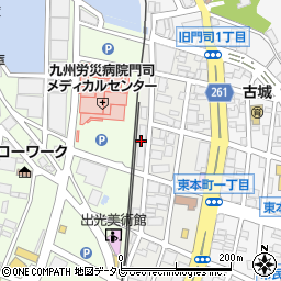 福岡県北九州市門司区浜町7周辺の地図