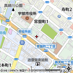 福岡シティ銀行宇部支店周辺の地図