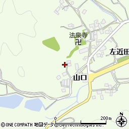 徳島県小松島市櫛渕町山口周辺の地図