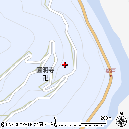 徳島県三好市山城町国政152-2周辺の地図