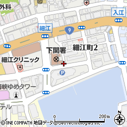 山口県下関市細江町周辺の地図