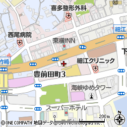 西京銀行下関支店周辺の地図
