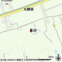 徳島県小松島市櫛渕町佐山周辺の地図