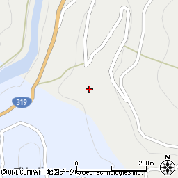 愛媛県四国中央市新宮町上山54周辺の地図