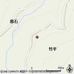 徳島県神山町（名西郡）下分（竹平）周辺の地図