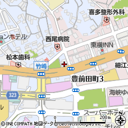 福岡銀行下関支店周辺の地図