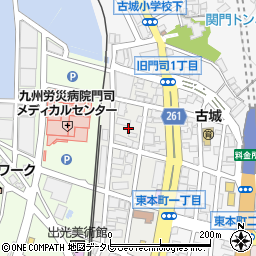 福岡県北九州市門司区浜町8周辺の地図