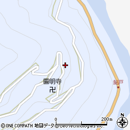 徳島県三好市山城町国政162周辺の地図