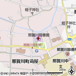 阿南市立那賀川図書館周辺の地図