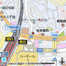 ＳＨＯＷＲＯＯＭ下関駅前店周辺の地図