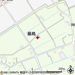 徳島県阿南市那賀川町上福井藤島周辺の地図