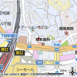 海鮮居酒屋 豊丸水産 下関駅前店周辺の地図