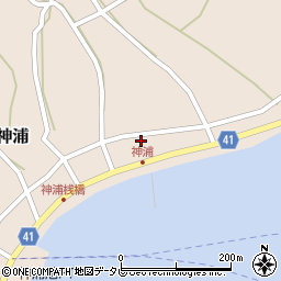 ＪＡえひめ中央　神浦経済センター周辺の地図