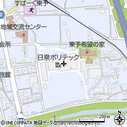 日泉ポリテック株式会社　西条工場周辺の地図