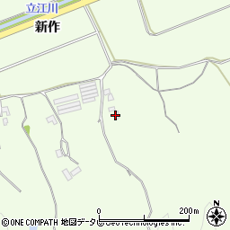 徳島県小松島市櫛渕町（新作）周辺の地図