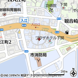 山口県下関市岬之町周辺の地図