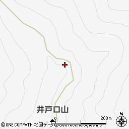徳島県三好市池田町川崎スケノ周辺の地図