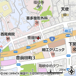 藤崎ダンススタジオ下関教室周辺の地図