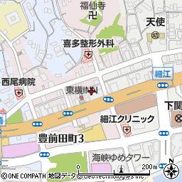 藤崎ダンススタジオ下関教室周辺の地図