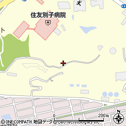 愛媛県新居浜市王子町周辺の地図