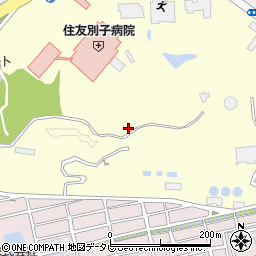 愛媛県新居浜市王子町周辺の地図