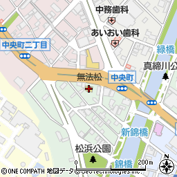 無法松宇部店周辺の地図