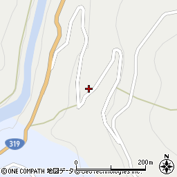 愛媛県四国中央市新宮町上山43周辺の地図