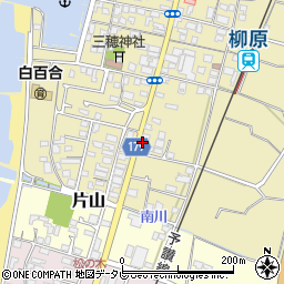 柳原郵便局周辺の地図
