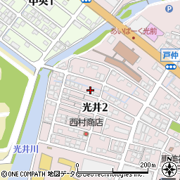 原田工務店建材倉庫周辺の地図